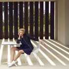 Faz Vondom design polykarbonat och polypropen utomhus stol Viadurini