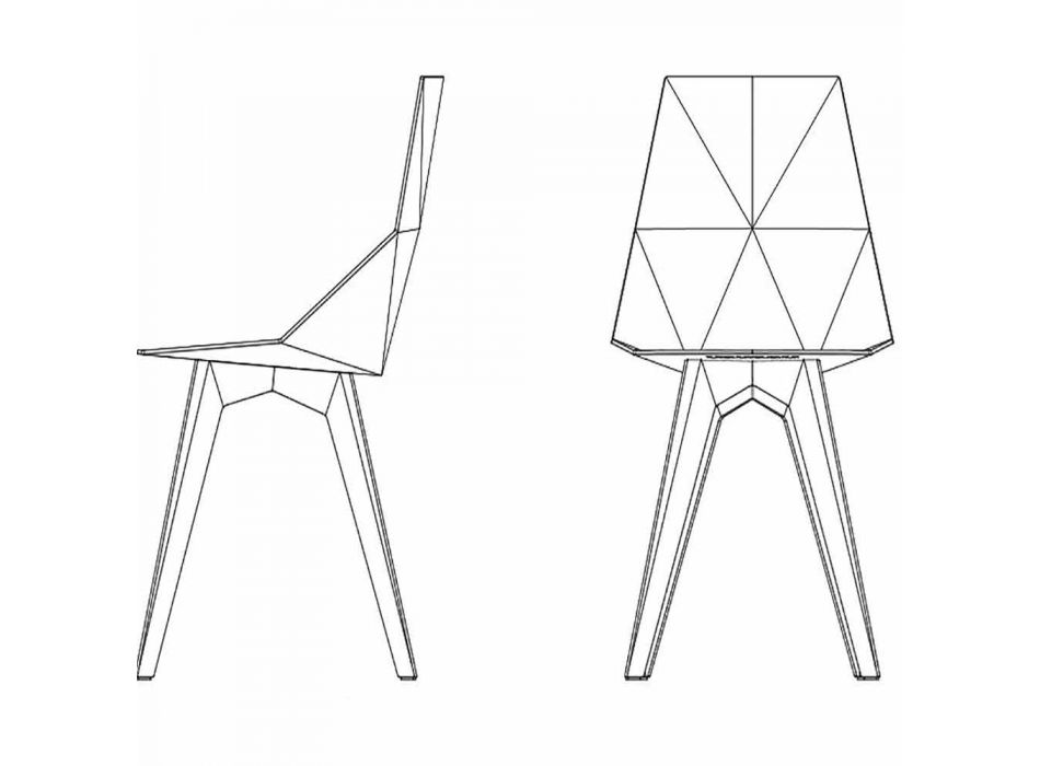 Faz Vondom design polykarbonat och polypropen utomhus stol Viadurini