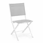 Hopfällbar utomhusstol i Textilene och Aluminium, 4 delar - Holly Viadurini