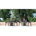 Varaschin Emma utomhus stol i tyg och aluminium design Viadurini