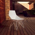 Moderna stol Faz-samling Vondom, polypropen och rostfritt stål, 4 stycken