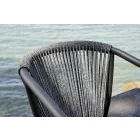 Stapelbar trädgårdsstol i aluminium och tekniskt tyg - Smart av Varaschin Viadurini