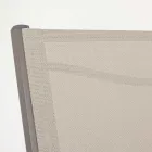 Stapelbar trädgårdsstol i aluminium och textilen modern design - Franz Viadurini