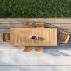 Trädgårdsstol i teak - Marie Viadurini