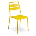 Trädgårdsstol tillverkad helt i metall - Band Viadurini