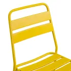 Trädgårdsstol tillverkad helt i metall - Band Viadurini