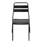 Trädgårdsstol tillverkad helt i metall - Band Viadurini