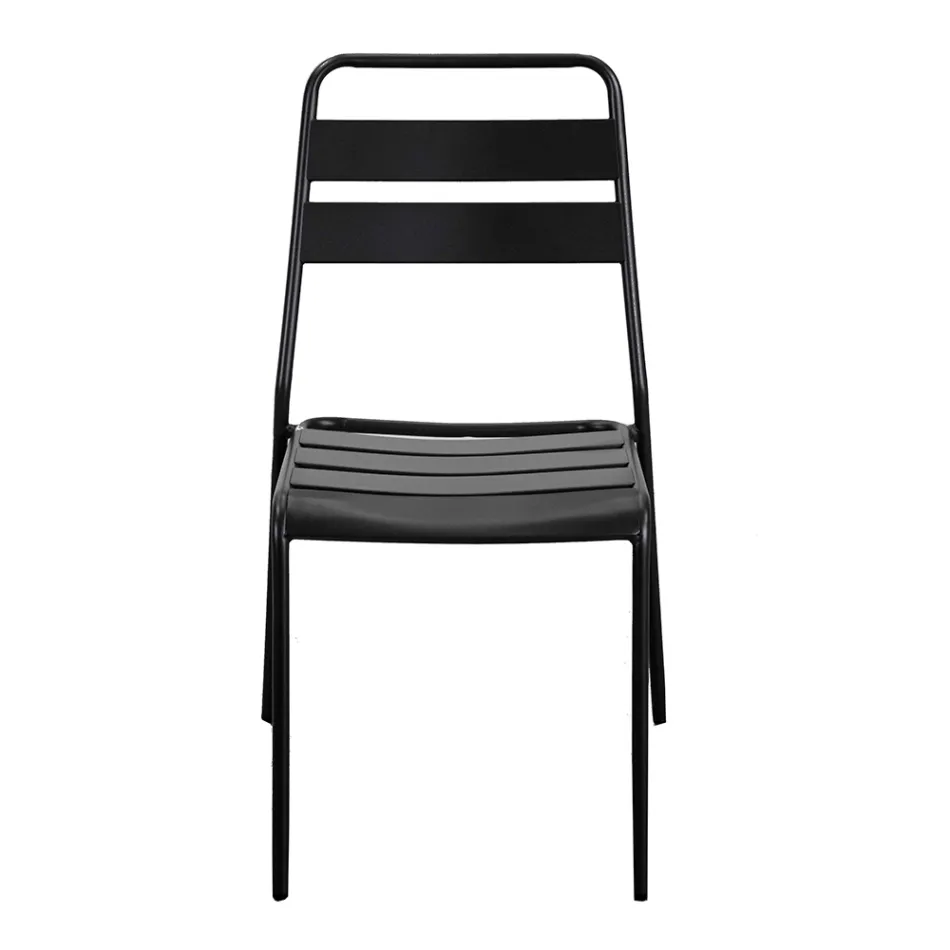 Trädgårdsstol tillverkad helt i metall - Band Viadurini