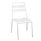 Trädgårdsstol tillverkad helt i metall - Band Viadurini