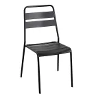 Trädgårdsstol tillverkad helt i metall - Band Viadurini