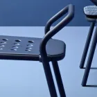 Trädgårdsstol aluminiumstruktur tillverkad i Italien - Noss av Varaschin Viadurini