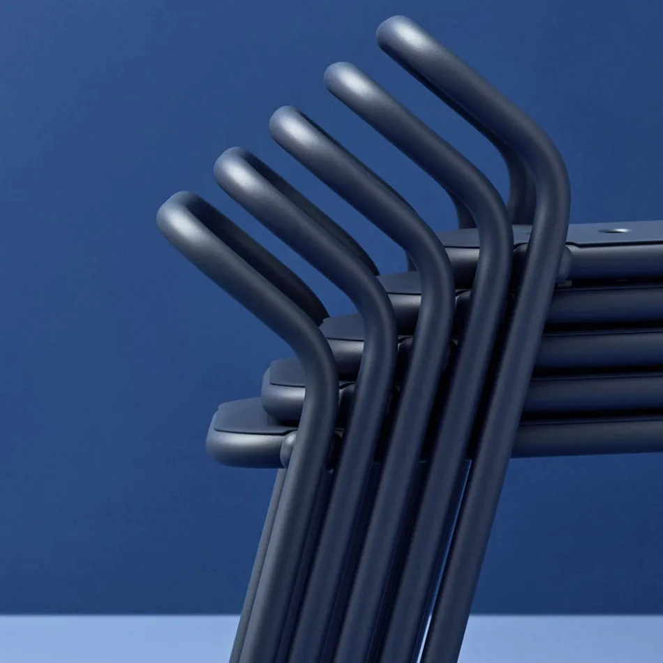 Trädgårdsstol aluminiumstruktur tillverkad i Italien - Noss av Varaschin Viadurini