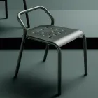 Trädgårdsstol aluminiumstruktur tillverkad i Italien - Noss av Varaschin Viadurini