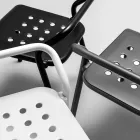 Trädgårdsstol aluminiumstruktur tillverkad i Italien - Noss av Varaschin Viadurini