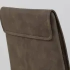 Inomhusstol med högt ryggstöd i konstläder Tillverkad i Italien - Cleto Viadurini