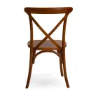 Stapelbar inomhusstol i almträ - Barriera Viadurini