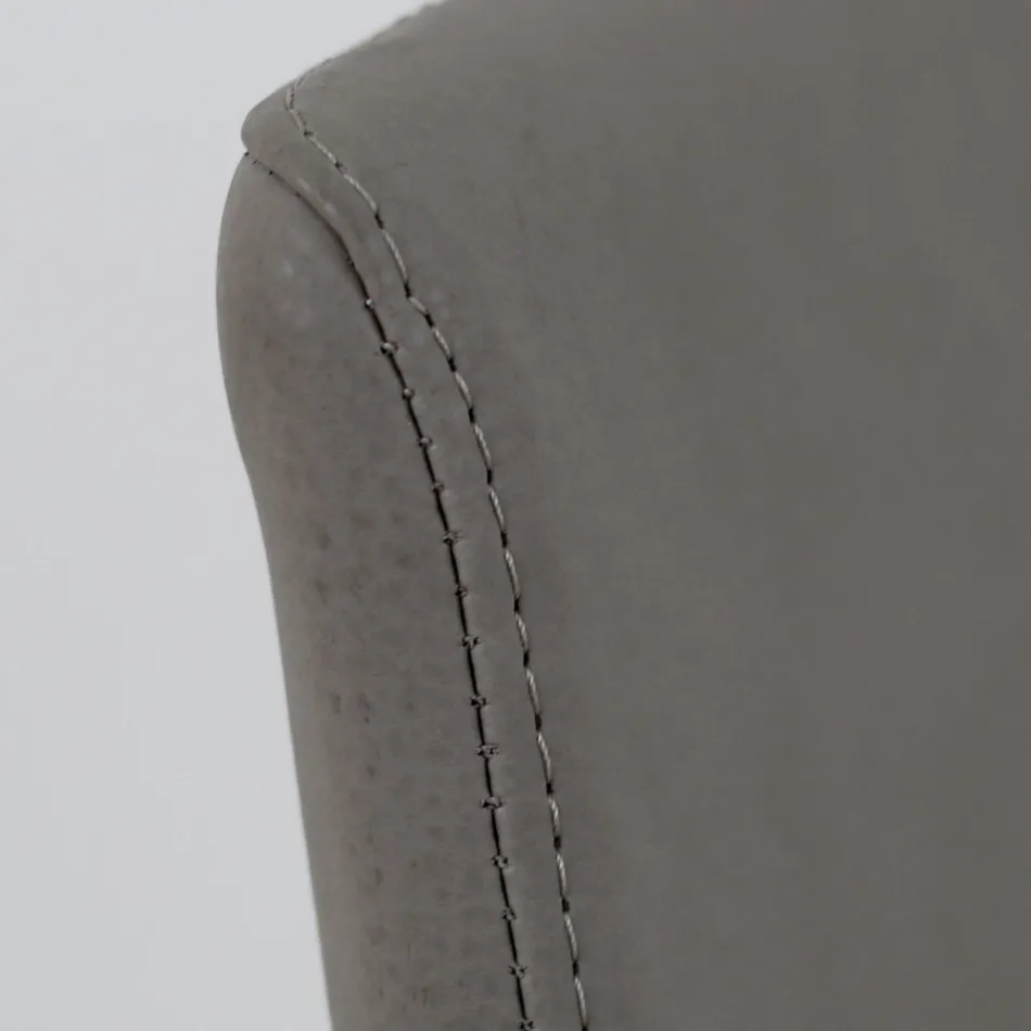 Inomhusstol i ask och konstläder Tillverkad i Italien - Floki Viadurini