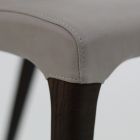 Inomhusstol i ask och konstläder Tillverkad i Italien - Floki Viadurini