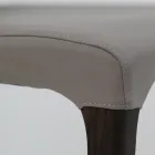 Inomhusstol i ask och konstläder Tillverkad i Italien - Floki Viadurini