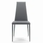 Inomhusstol helt vadderad och klädd Tillverkad i Italien - Trieste Viadurini