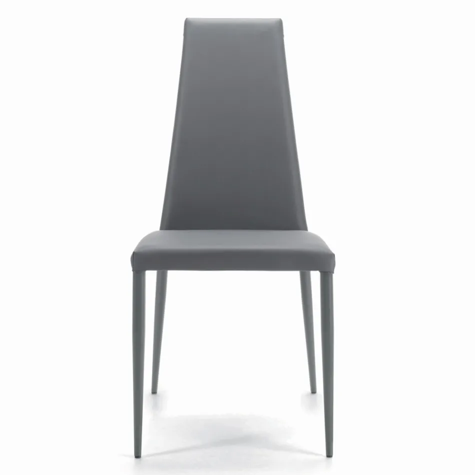 Inomhusstol helt vadderad och klädd Tillverkad i Italien - Trieste Viadurini