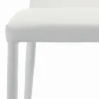 Inomhusstol helt vadderad och klädd Tillverkad i Italien - Trieste Viadurini