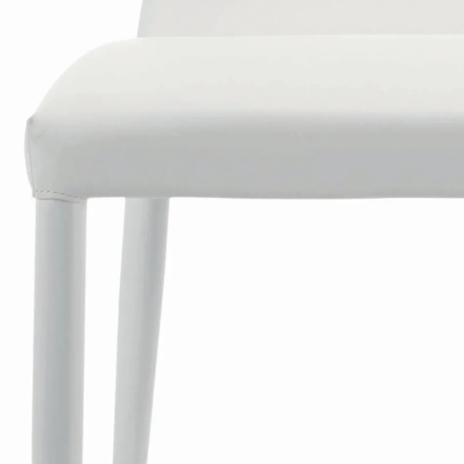 Inomhusstol helt vadderad och klädd Tillverkad i Italien - Trieste Viadurini