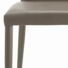 Inomhusstol helt vadderad och klädd Tillverkad i Italien - Trieste Viadurini