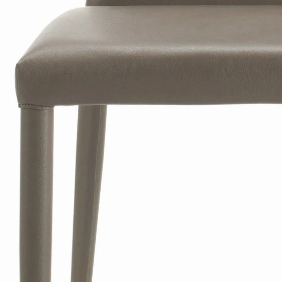 Inomhusstol helt vadderad och klädd Tillverkad i Italien - Trieste Viadurini