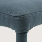 Matstol helt klädd i konstläder Tillverkad i Italien - Eloi Viadurini