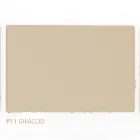 Matstol med armstöd i isfärgat läder Tillverkad i Italien - Lyanne Viadurini