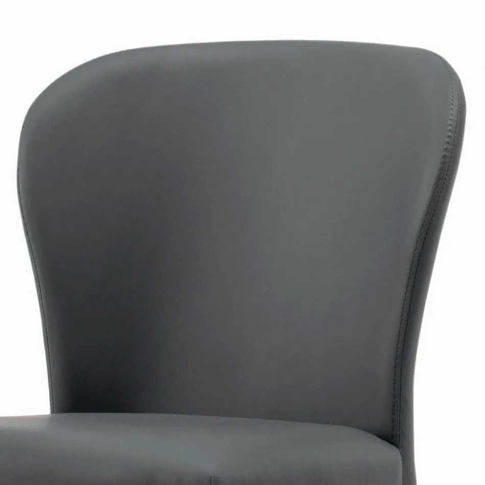 Matstol med sits och stoppade ben Tillverkad i Italien - Verona Viadurini