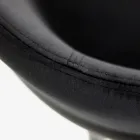 Matstol med sammetssits och ryggstöd Tillverkad i Italien - Livorno Viadurini