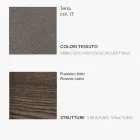 Matstol med tygsits och askstruktur - Aisha Viadurini