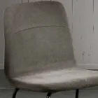 Matstol med tygsits och metallstruktur - Aisha Viadurini