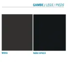 Matstol i metall klädd i mikrofiber Tillverkad i Italien - Suzanne Viadurini