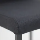 Matstol i tyg med högt ryggstöd Tillverkad i Italien - Orietta Viadurini