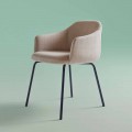 Modern matsalsstol av färgglad design tillverkad i Italien - Cloe