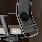 Ergonomisk svängbar skrivbordsstol med hjul och armstöd - Gimiglia Viadurini