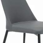 Vardagsrumsstol med ben av stål eller trä Tillverkad i Italien - Florens Viadurini