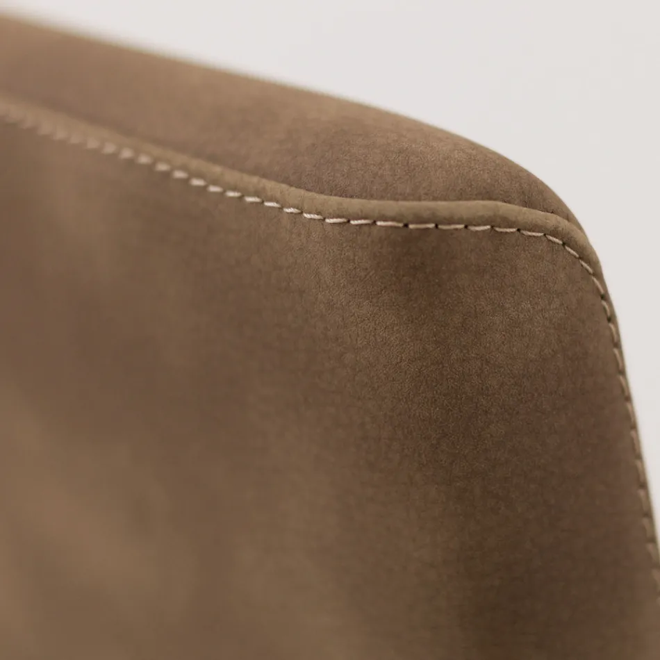 Vardagsrumsstol med hög rygg i konstläder Tillverkad i Italien - Orietta Viadurini