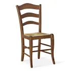 Vardagsrumsstol i bok med halmsits Tillverkad i Italien - Tamara Viadurini