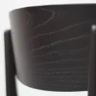 Vardagsrumsstol i ask Trä Tillverkad i Italien - Eryn Viadurini