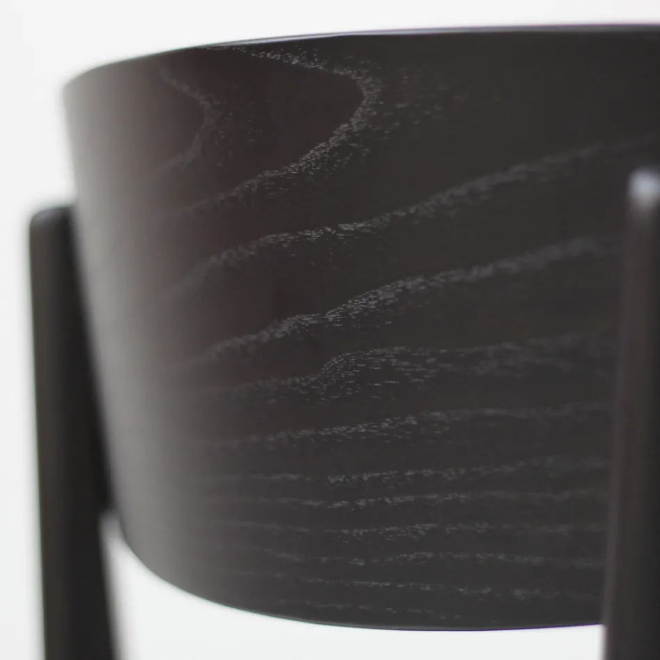 Vardagsrumsstol i ask Trä Tillverkad i Italien - Eryn Viadurini