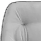 Vardagsrumsstol i lackat trä och sammetssits Tillverkad i Italien - Attendo Viadurini