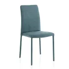 Vardagsrumsstol helt klädd i Made in Italy-tyg - Lorelai Viadurini