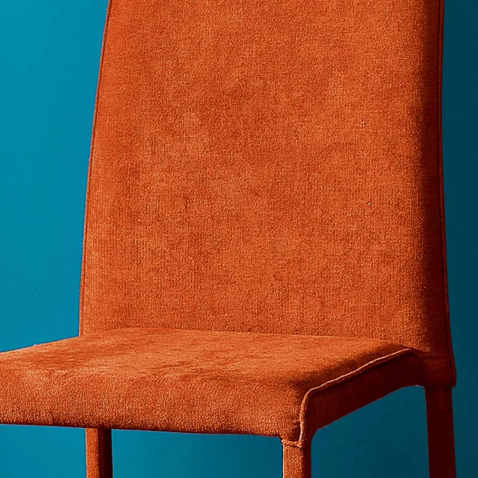 Vardagsrumsstol helt klädd i Made in Italy Tyg - Rosetta Viadurini