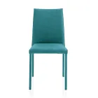 Vardagsrumsstol helt klädd i Made in Italy Tyg - Rosetta Viadurini