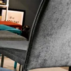 Vardagsrumsstol helt klädd i Made in Italy Tyg - Rosetta Viadurini