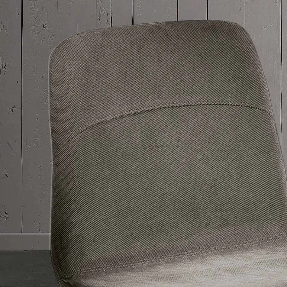 Modern vardagsrumsstol i tyg och metall tillverkad i Italien, Egypten Viadurini